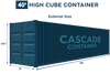 40' HC "As Is" Shipping Container