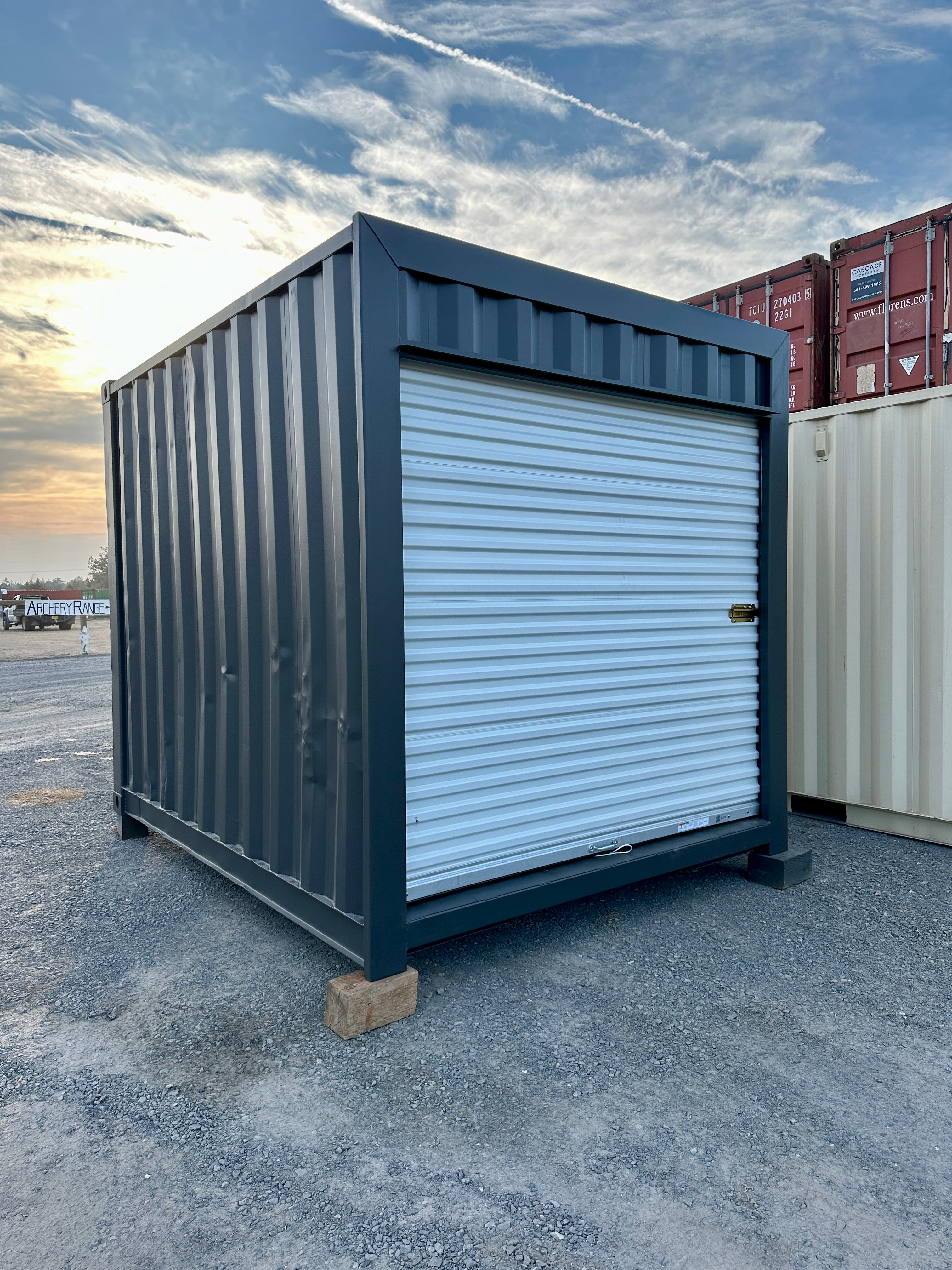Container Refurbishment Refurbished 10' Shipping Container with Roll-Up Door (Redmond, OR ...