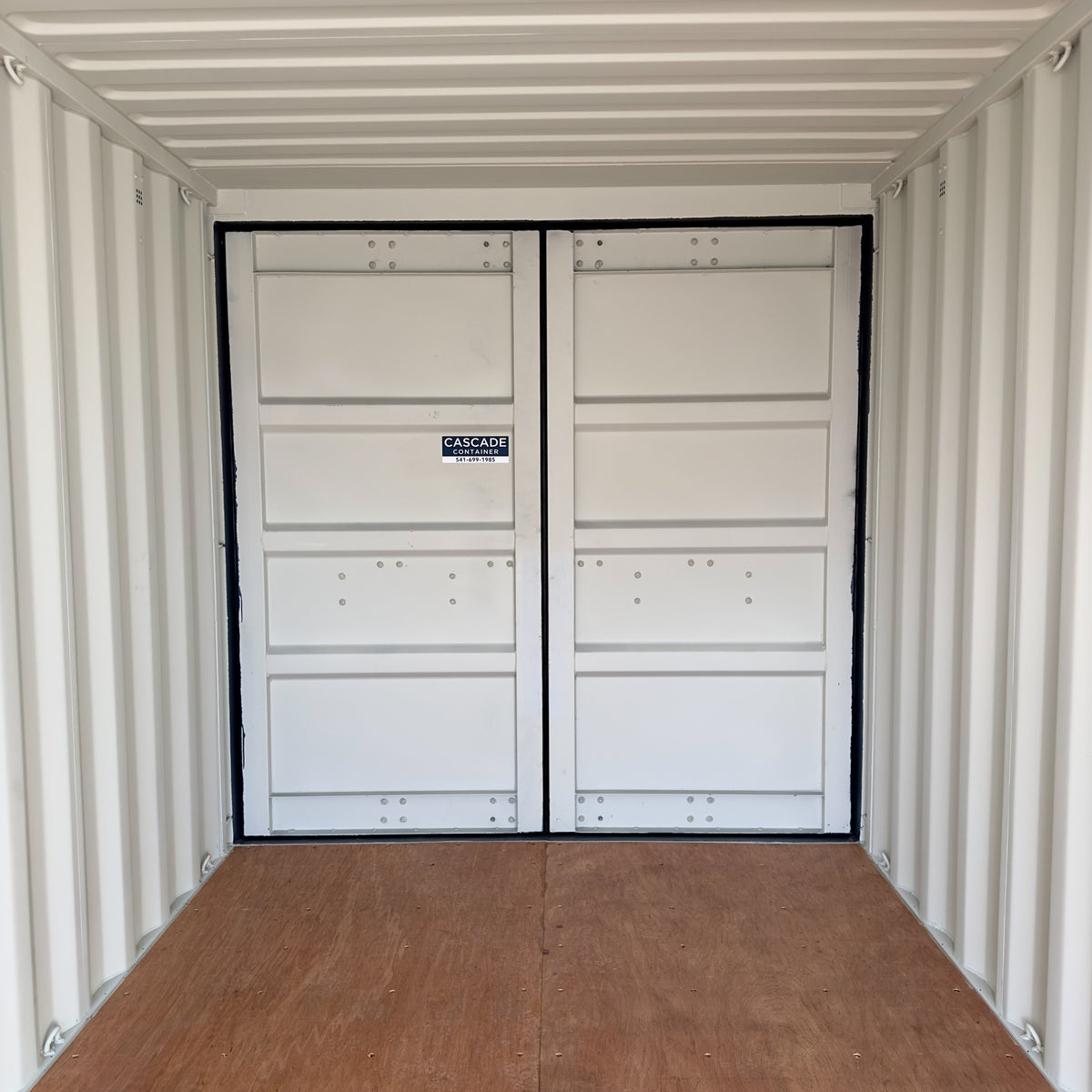20' Standard Double Door One Trip Shipping Container – Cascade Container
