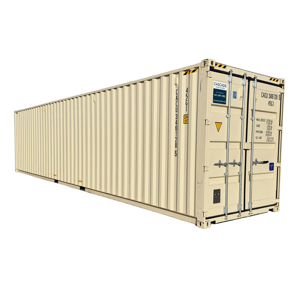 40' High Cube One Trip Shipping Container